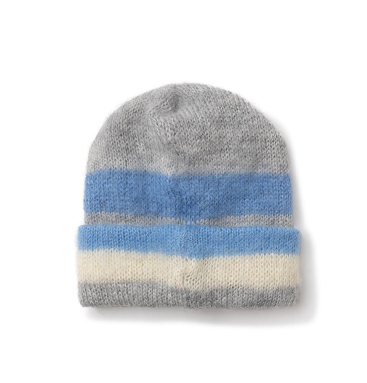 MOHAIR BORDER BEANIE