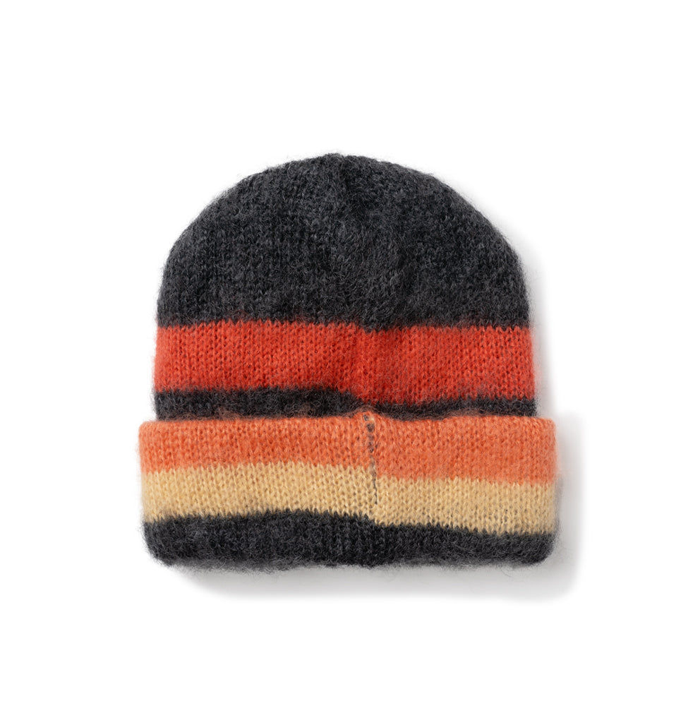 MOHAIR BORDER BEANIE