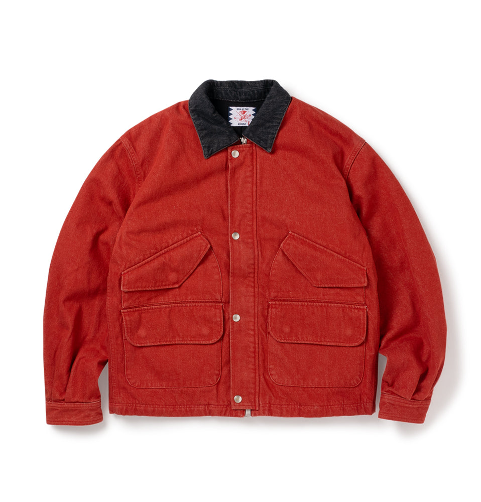 WASHED DENIM WORK JACKET