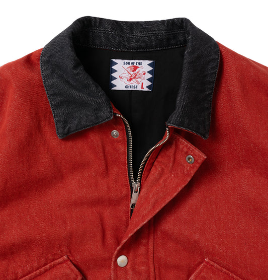 WASHED DENIM WORK JACKET