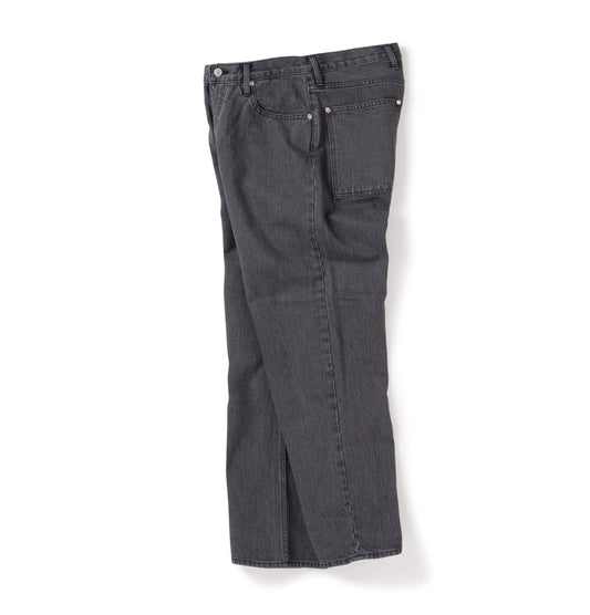 WASHED DENIM 5 POCKET PANTS