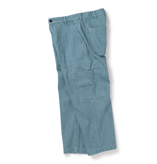 WASHED DENIM 6 POCKET WORK PANTS