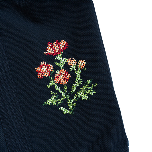 Cross Stitch Canvas Bag