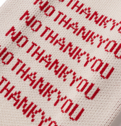 NO THANK YOU KNIT BAG