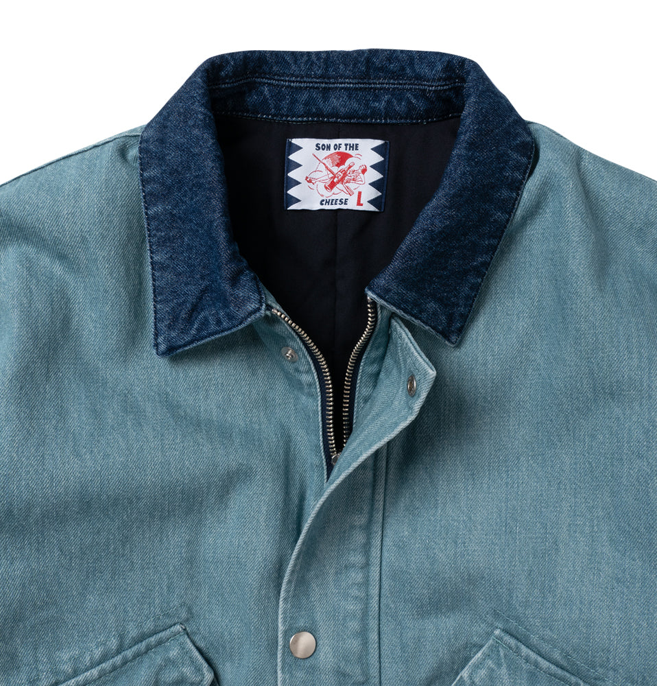 WASHED DENIM WORK JACKET