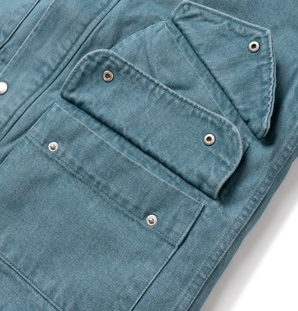 WASHED DENIM WORK JACKET