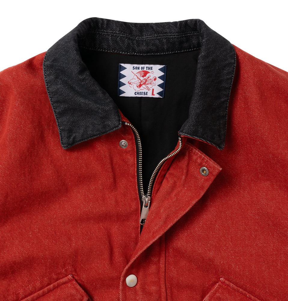 WASHED DENIM WORK JACKET