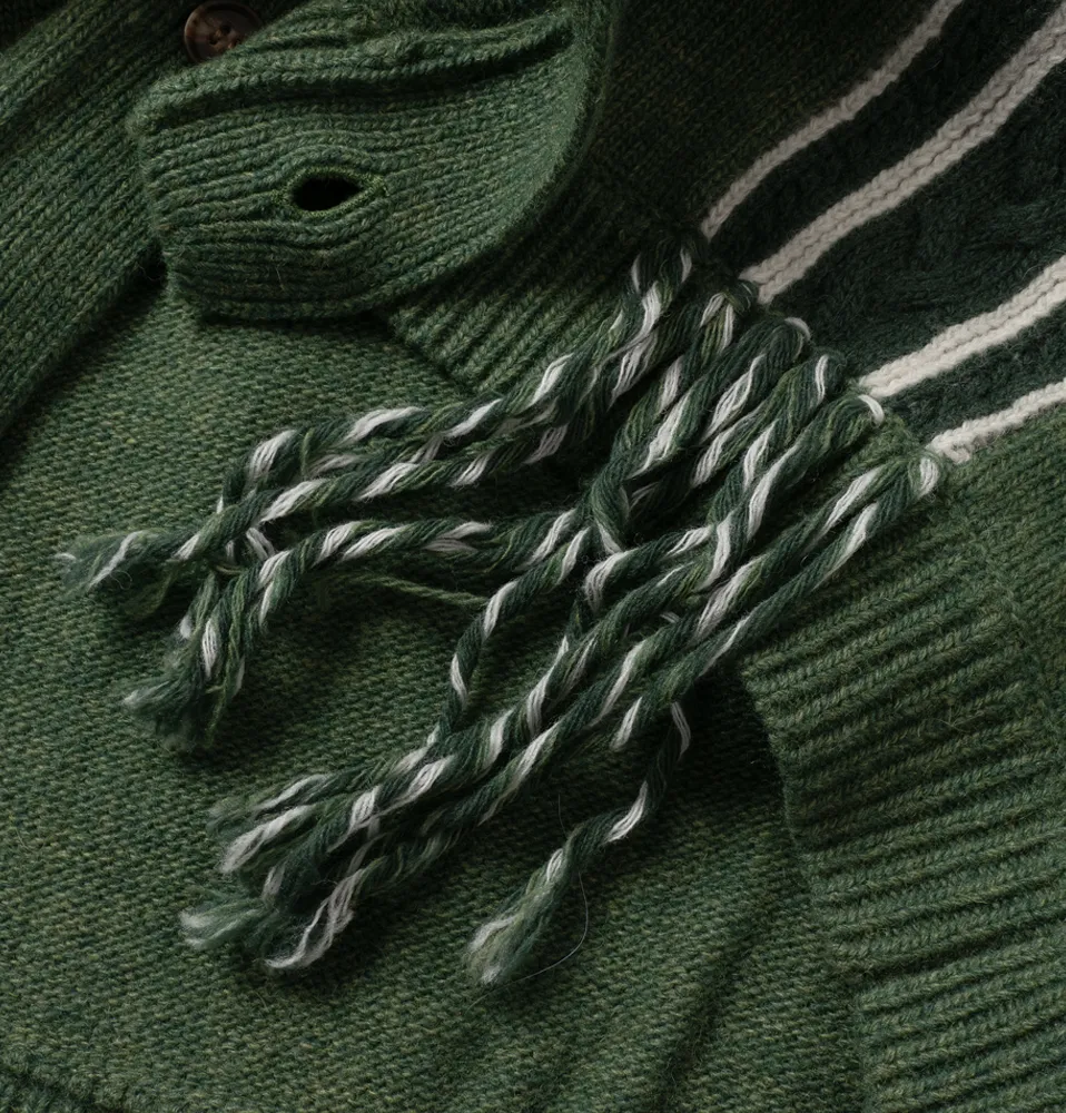 FRINGE KNIT CARDIGAN