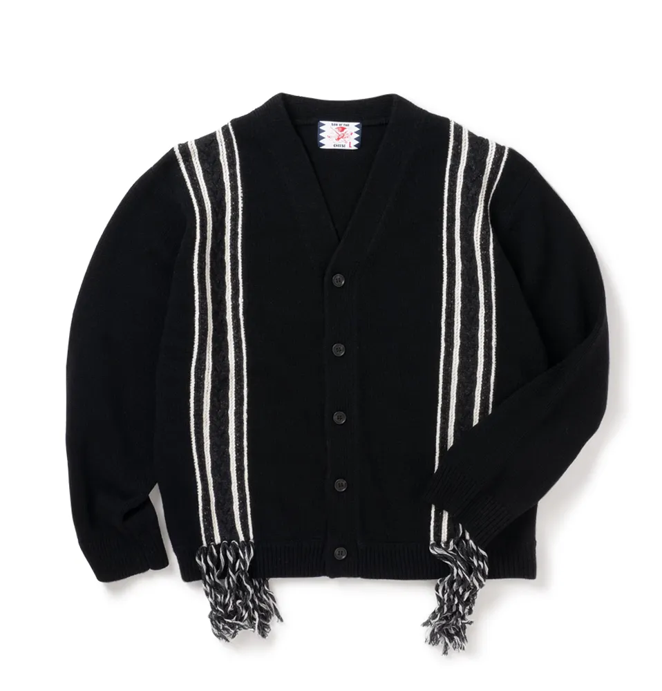 FRINGE KNIT CARDIGAN