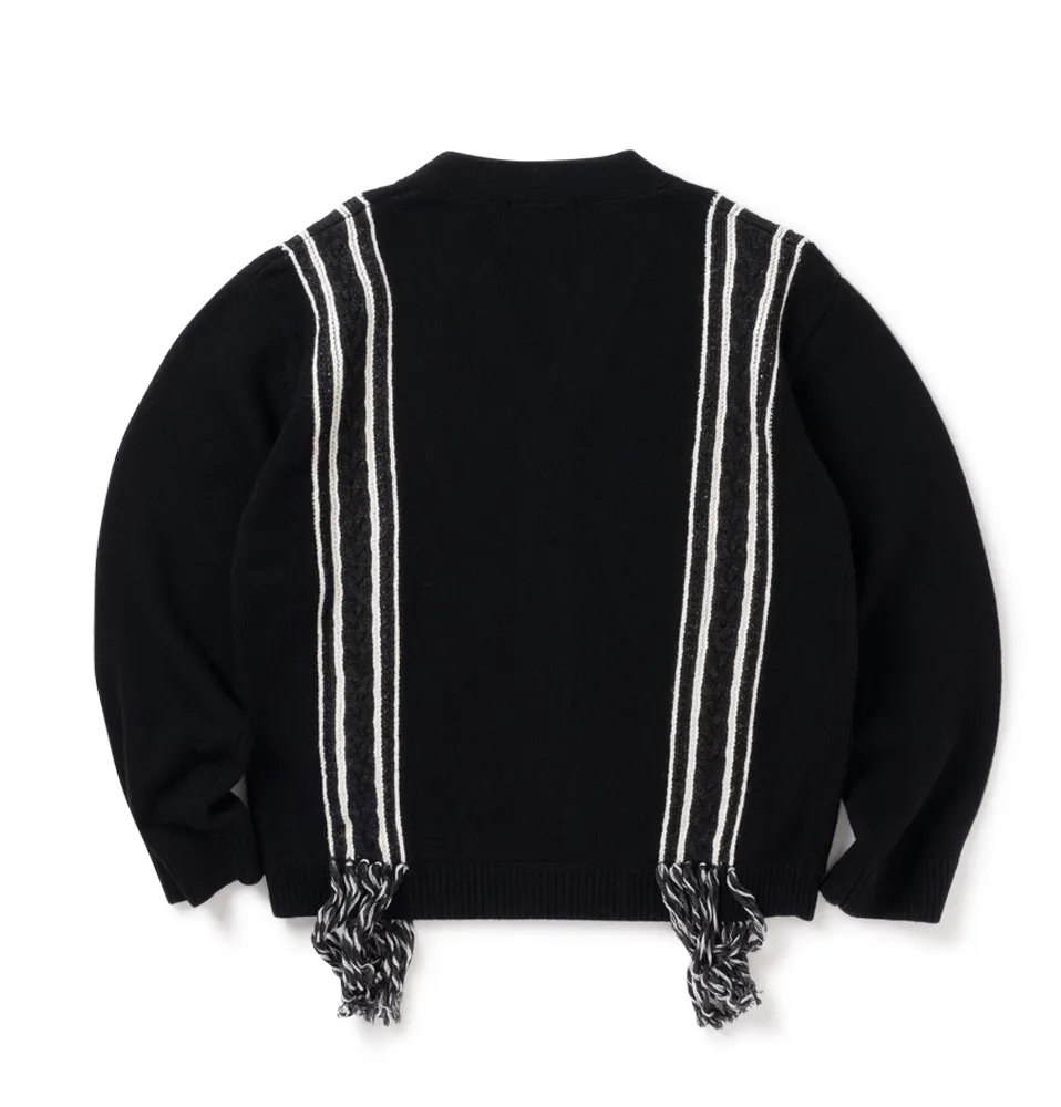 FRINGE KNIT CARDIGAN