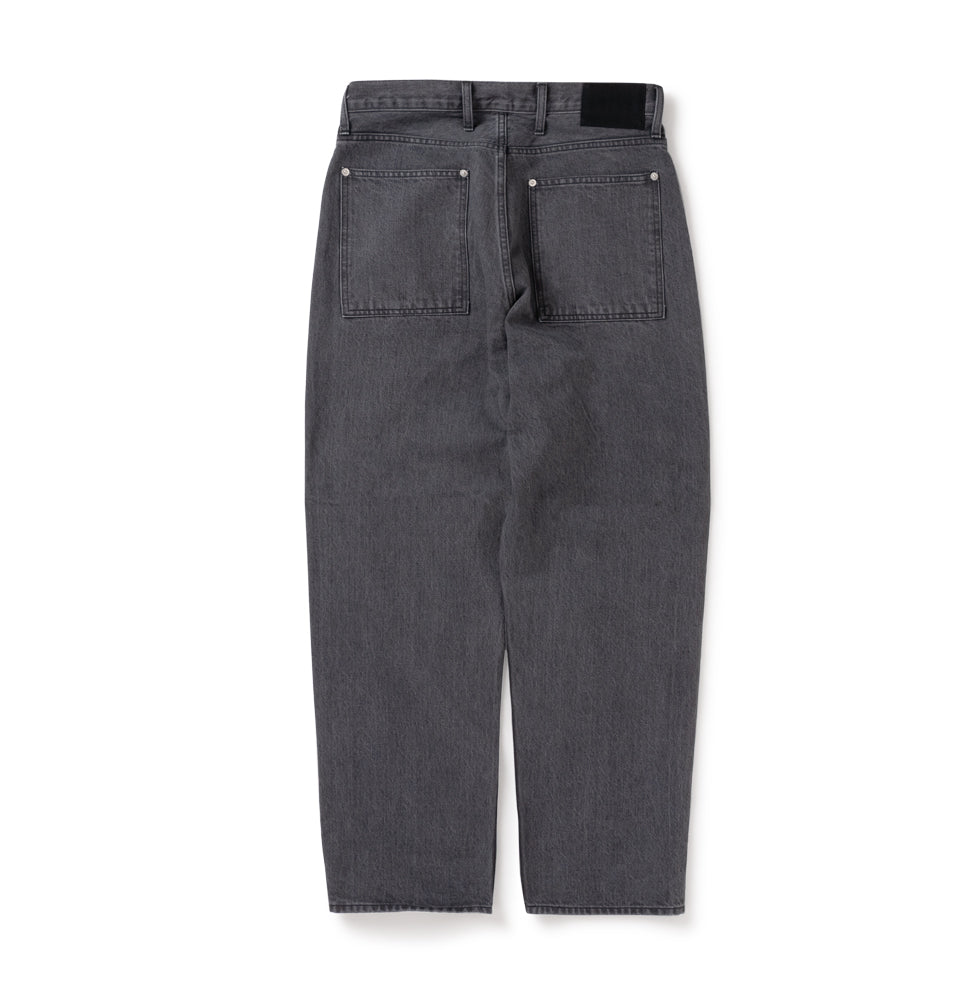 WASHED DENIM 5 POCKET PANTS