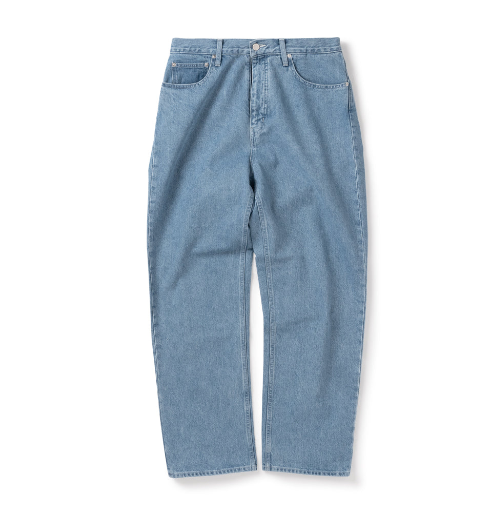 WASHED DENIM 5 POCKET PANTS