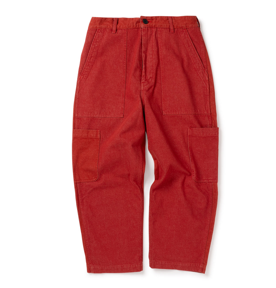 WASHED DENIM 6 POCKET WORK PANTS