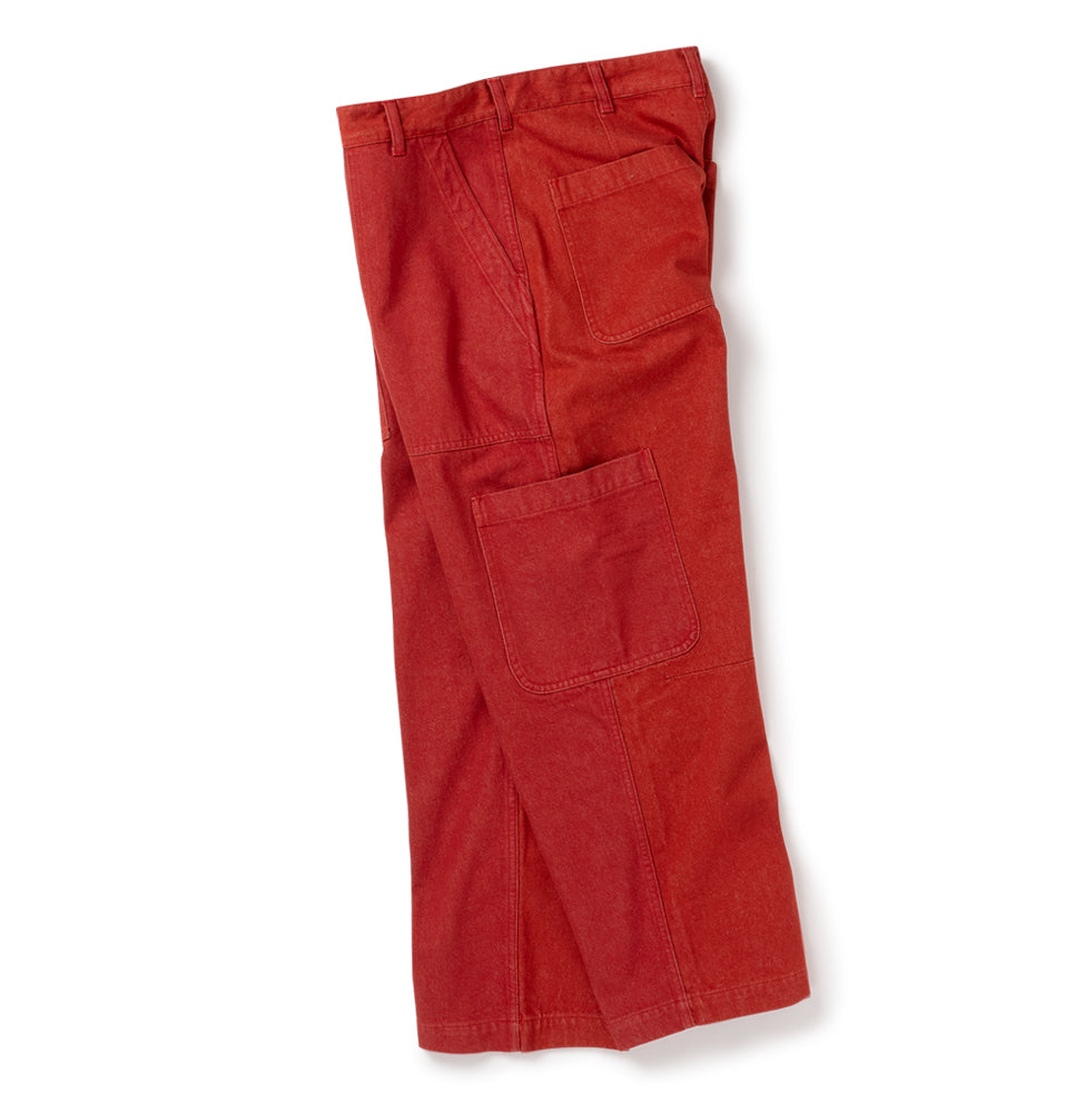 WASHED DENIM 6 POCKET WORK PANTS