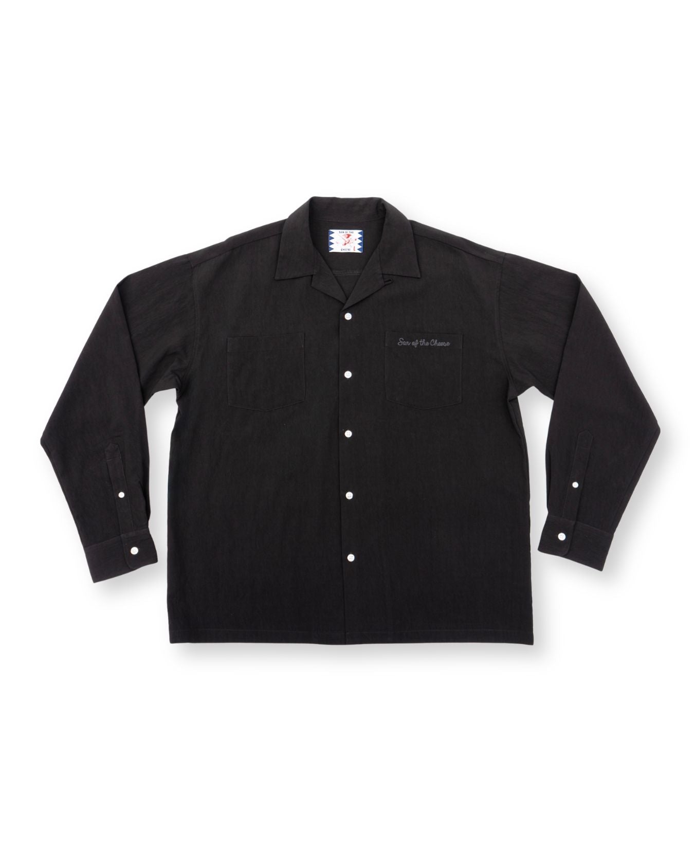 RAYON OPEN COLLAR SHIRT