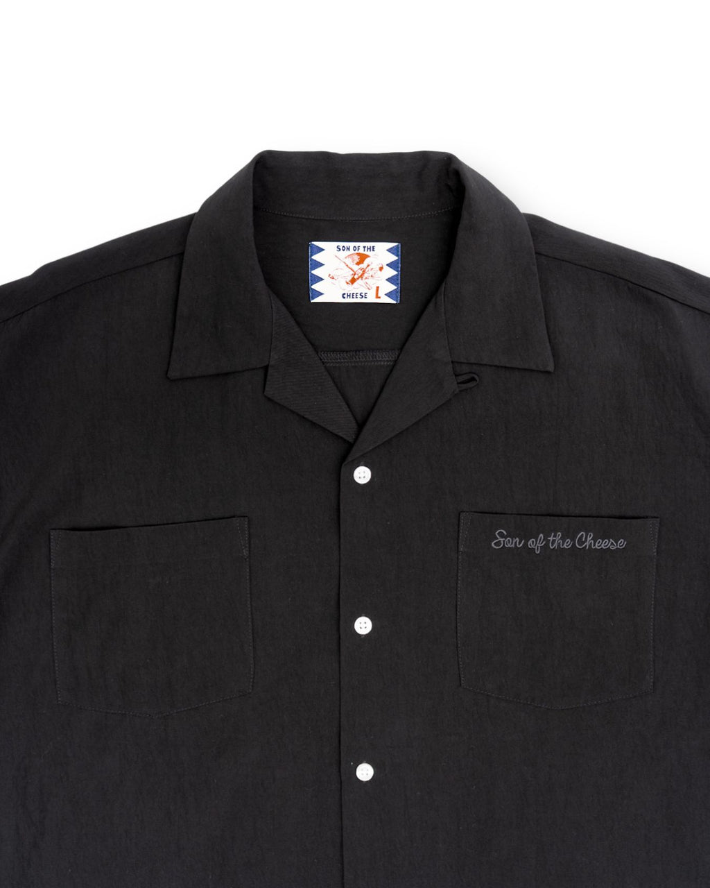 RAYON OPEN COLLAR SHIRT