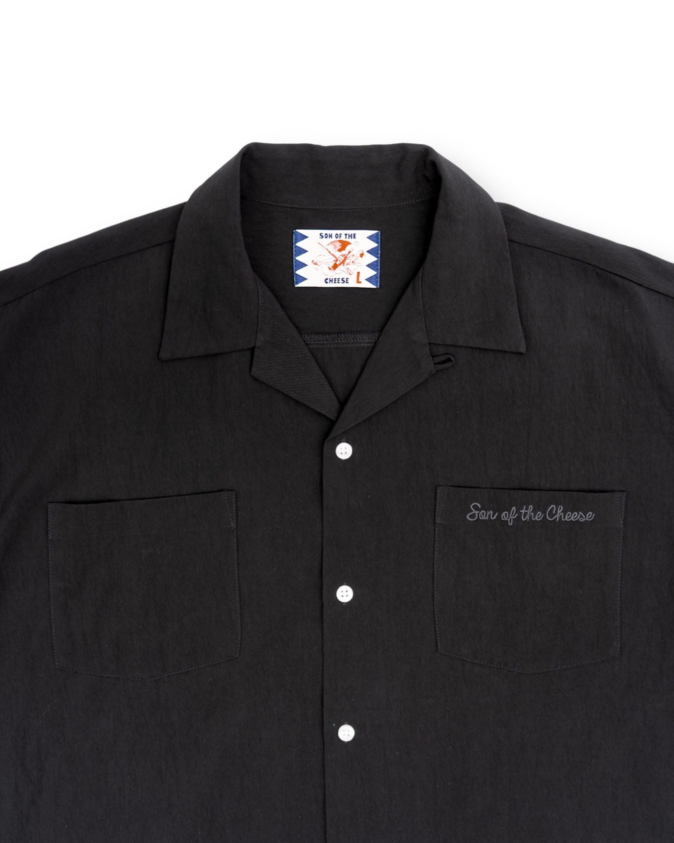 RAYON OPEN COLLAR SHIRT