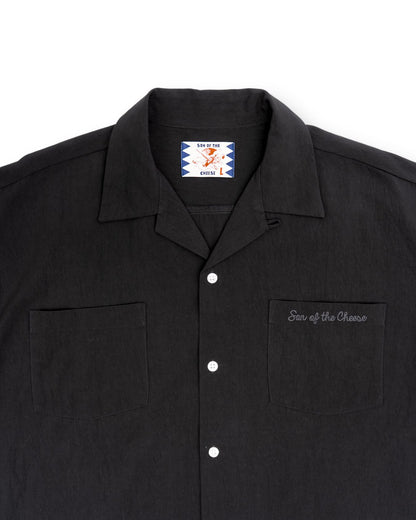 RAYON OPEN COLLAR SHIRT