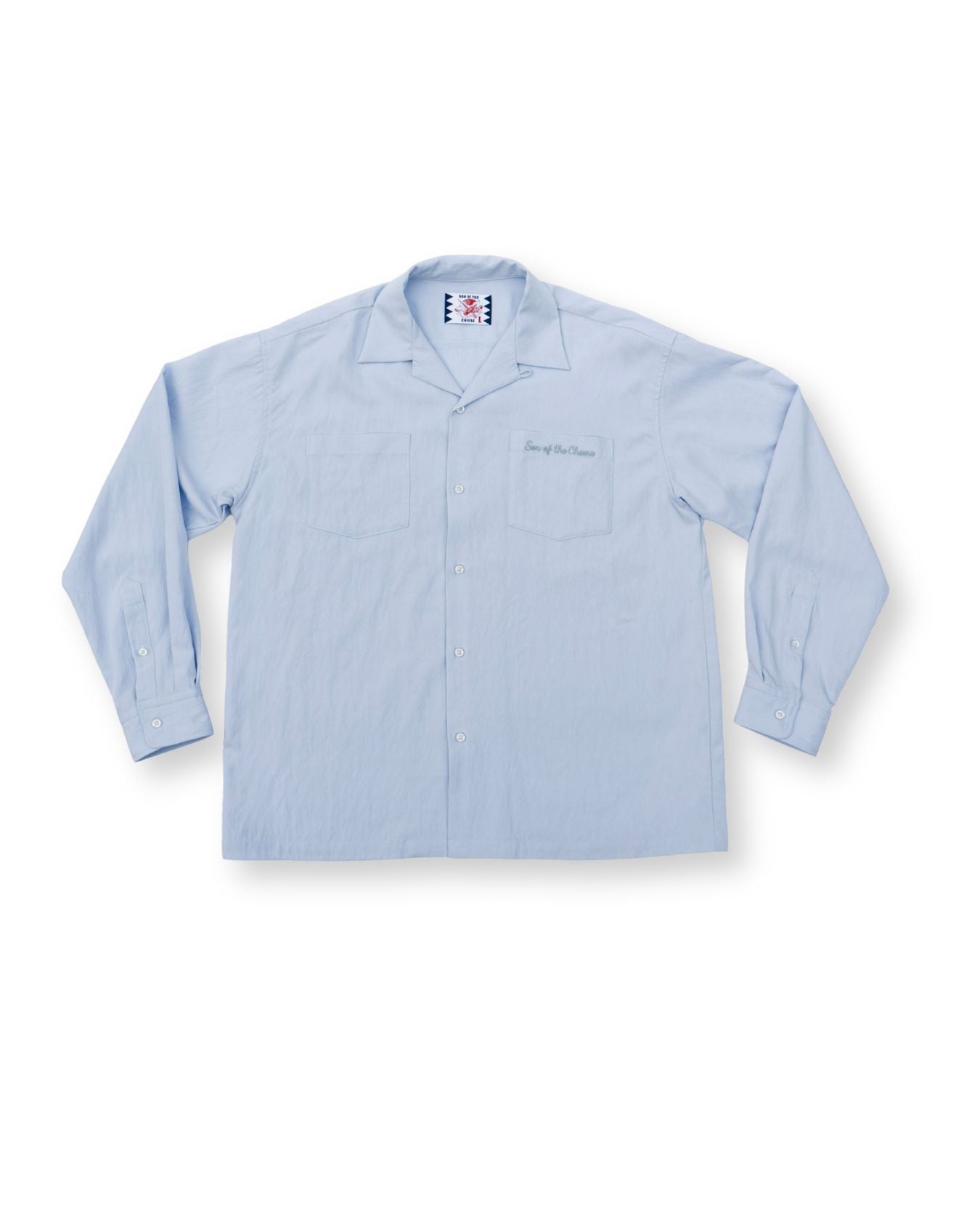 RAYON OPEN COLLAR SHIRT