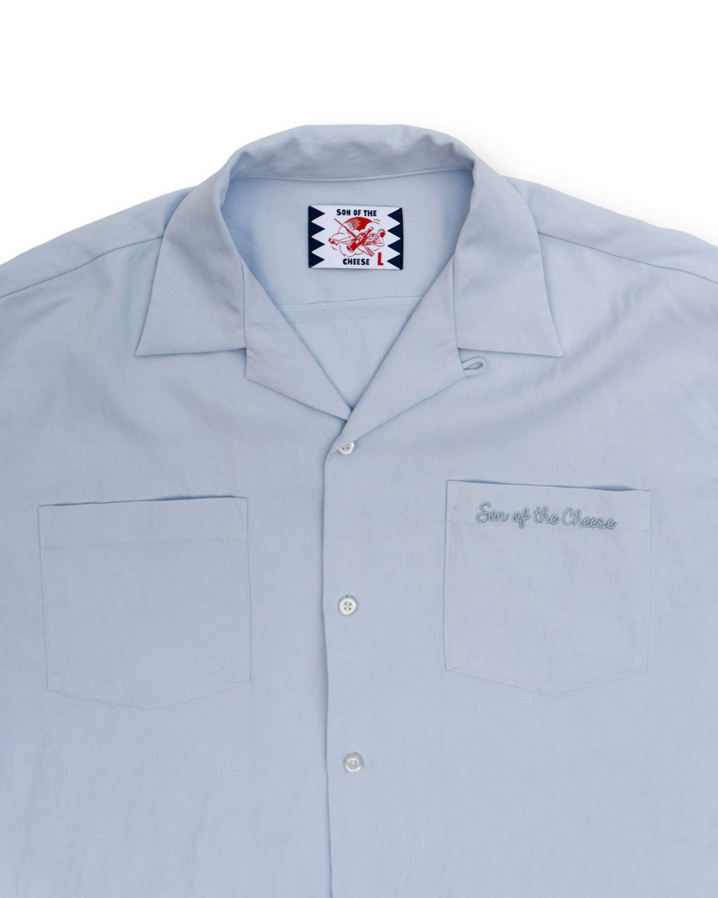 RAYON OPEN COLLAR SHIRT