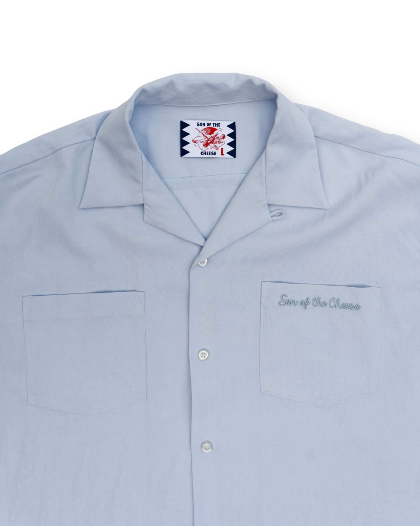 RAYON OPEN COLLAR SHIRT