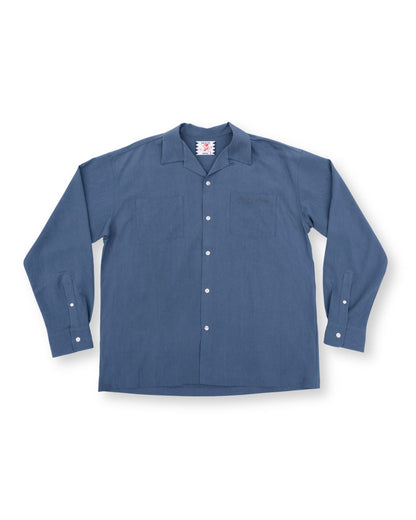 RAYON OPEN COLLAR SHIRT