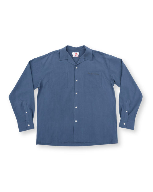 RAYON OPEN COLLAR SHIRT