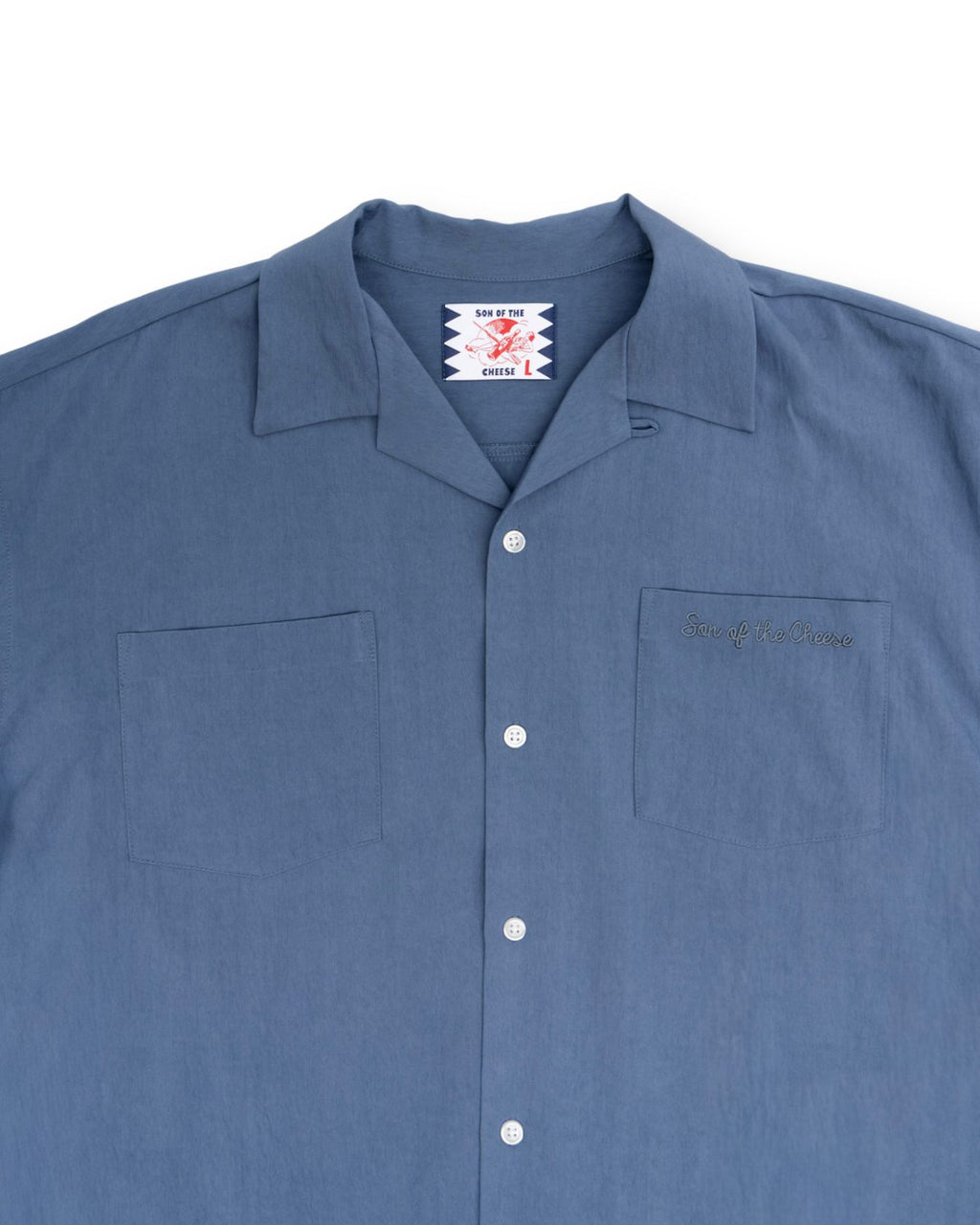 RAYON OPEN COLLAR SHIRT