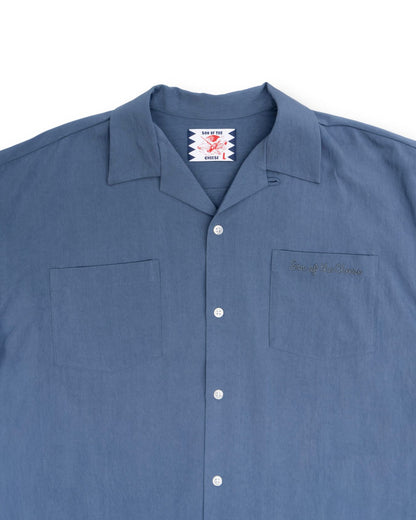 RAYON OPEN COLLAR SHIRT