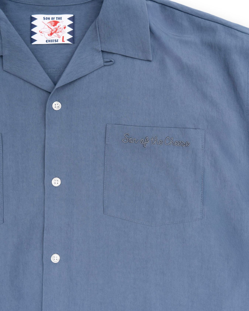 RAYON OPEN COLLAR SHIRT