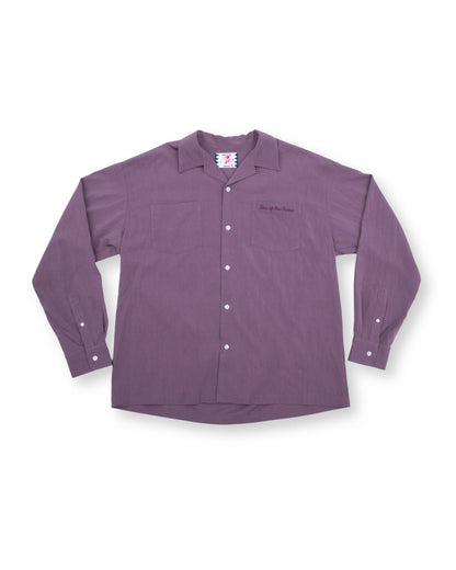 RAYON OPEN COLLAR SHIRT
