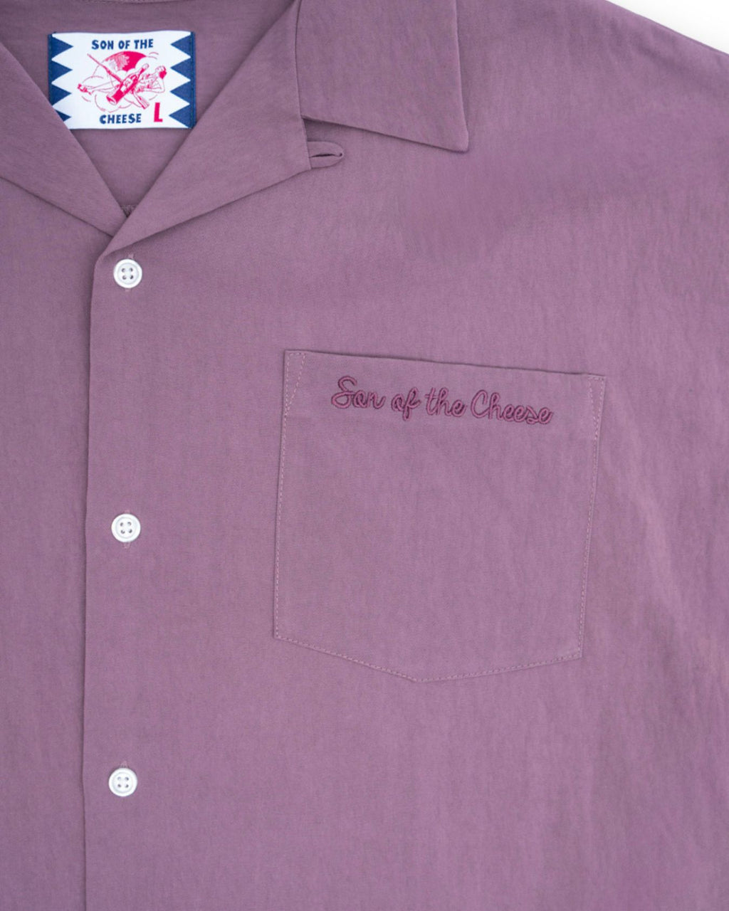 RAYON OPEN COLLAR SHIRT