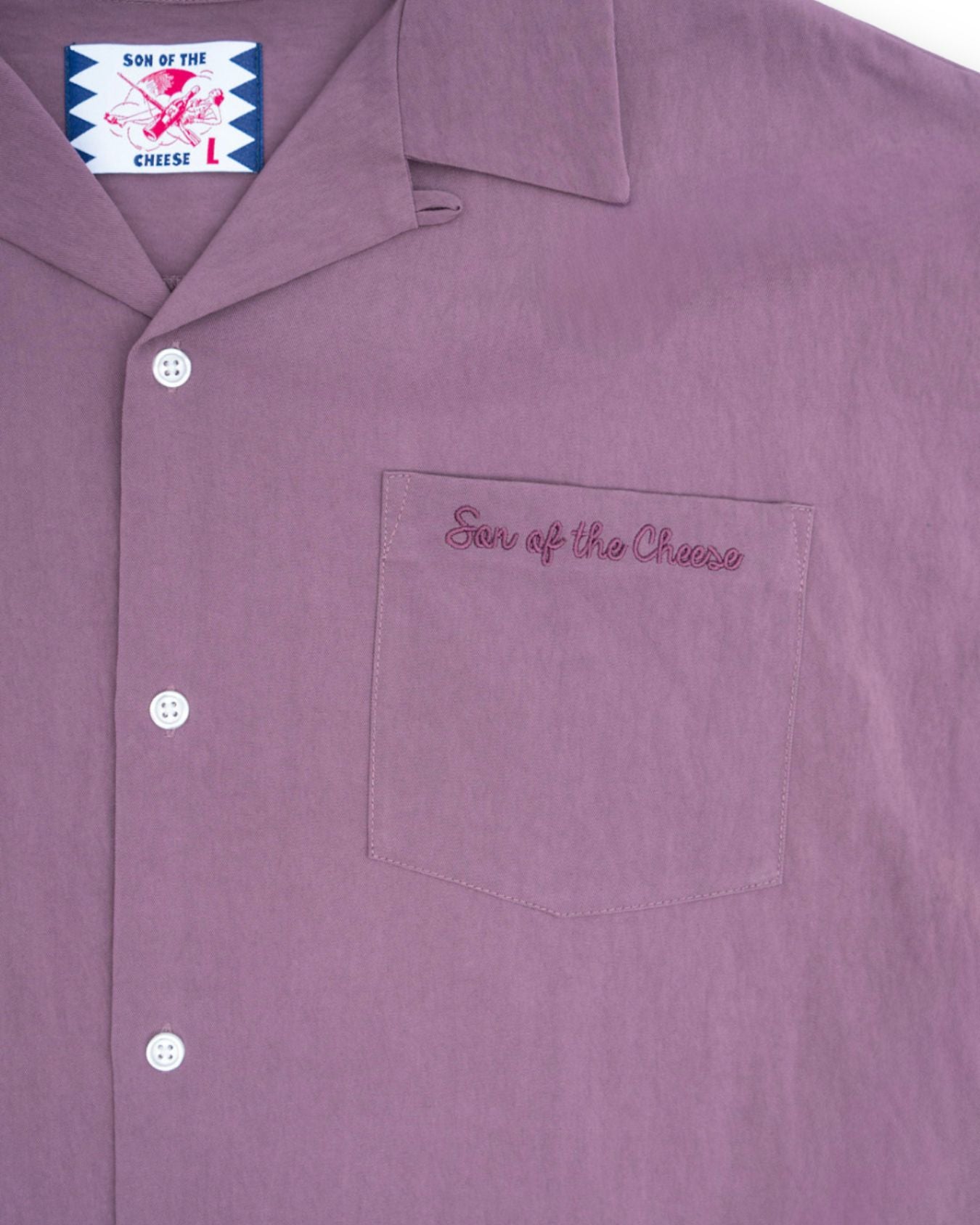 RAYON OPEN COLLAR SHIRT