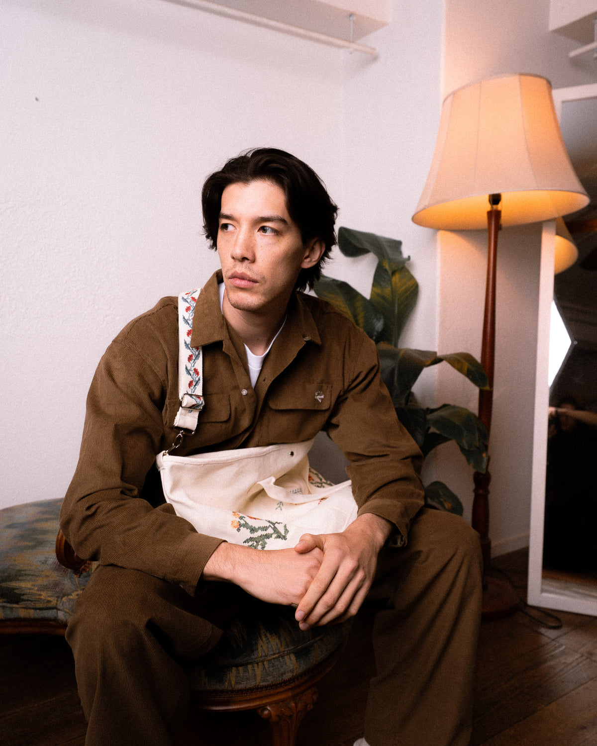 Corduroy Wide Pants