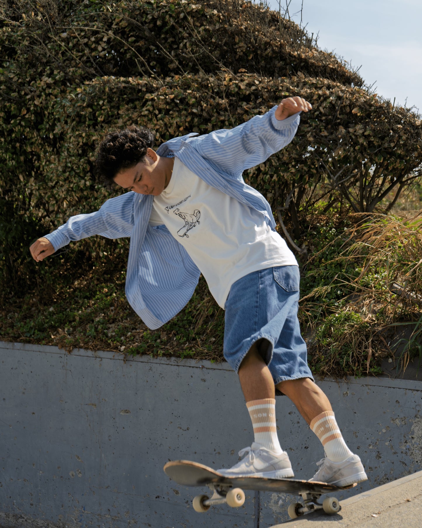 【再入荷！】BROAD STRIPE SHIRT