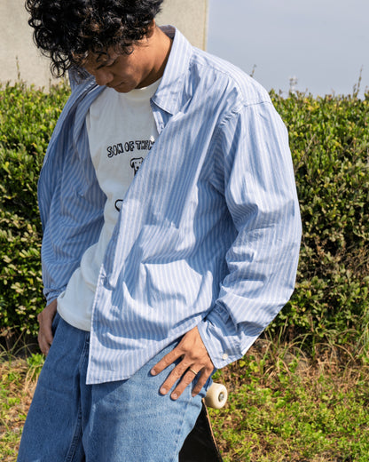 【再入荷！】BROAD STRIPE SHIRT