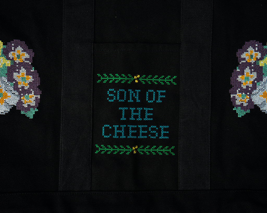 Flower Cross Stitch Bag