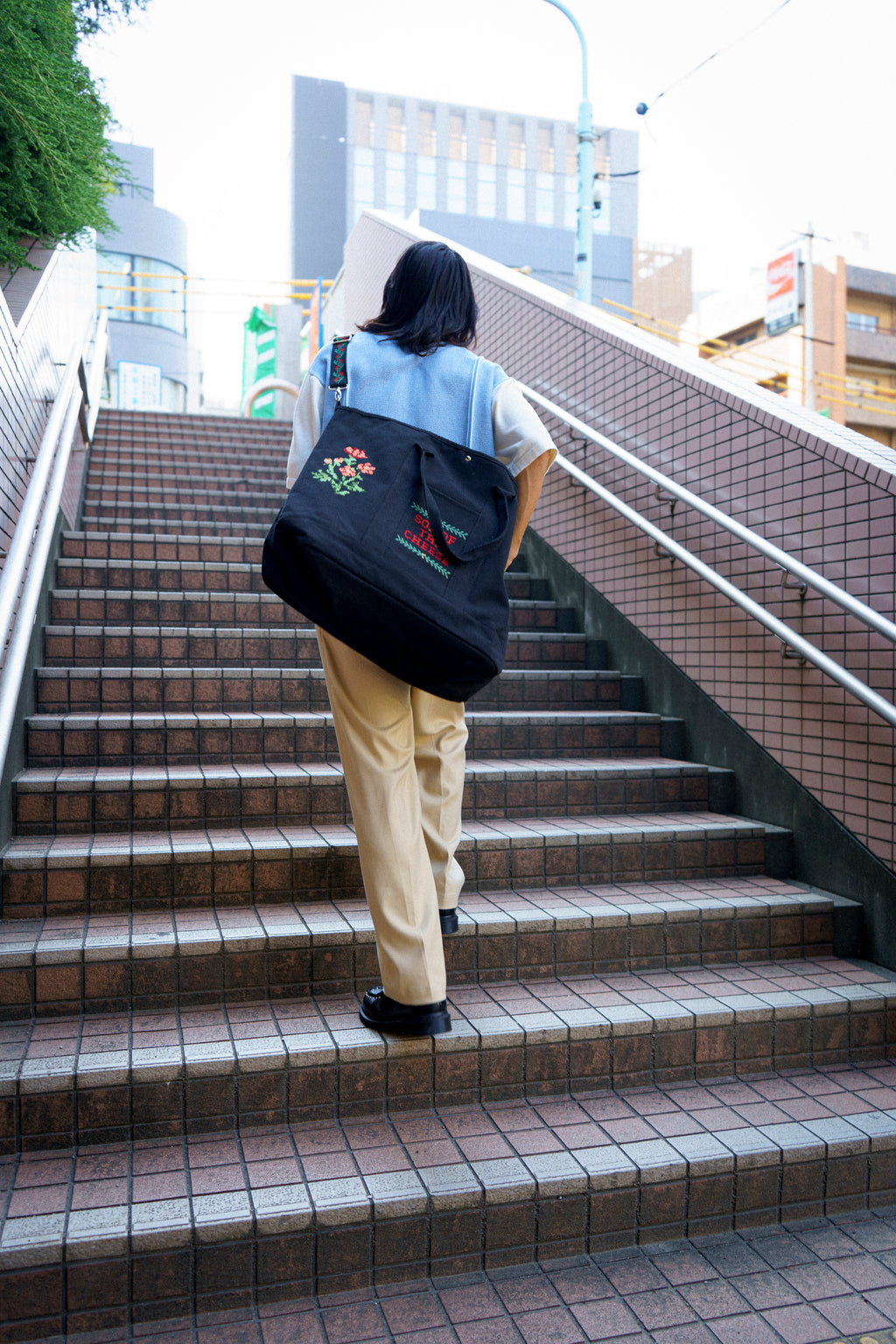 Cross Stitch Canvas Bag