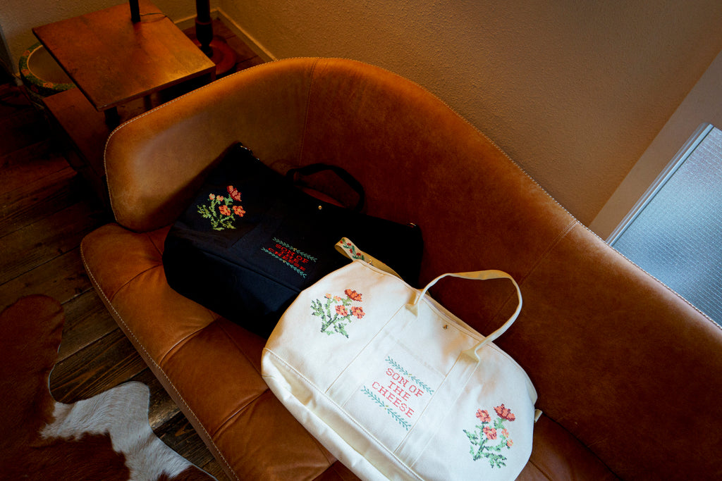 Cross Stitch Canvas Bag