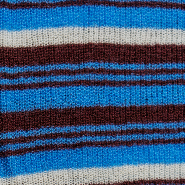 FALLING STRIPE POLO KNIT