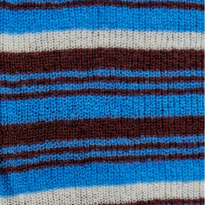 FALLING STRIPE POLO KNIT