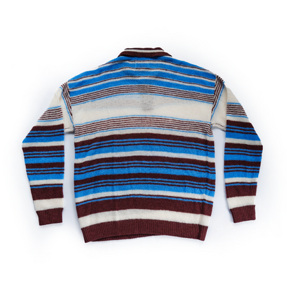 FALLING STRIPE POLO KNIT