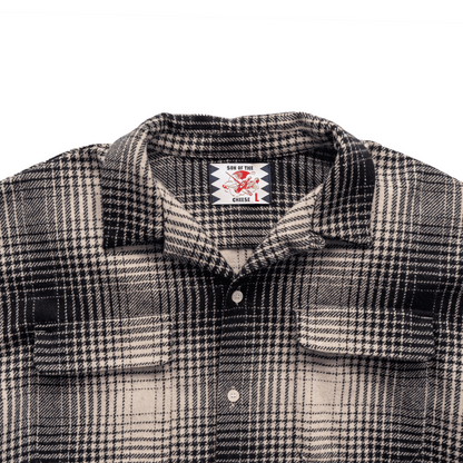 MELTON CHECK WOOL SHIRT