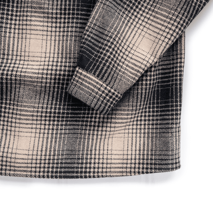 MELTON CHECK WOOL SHIRT