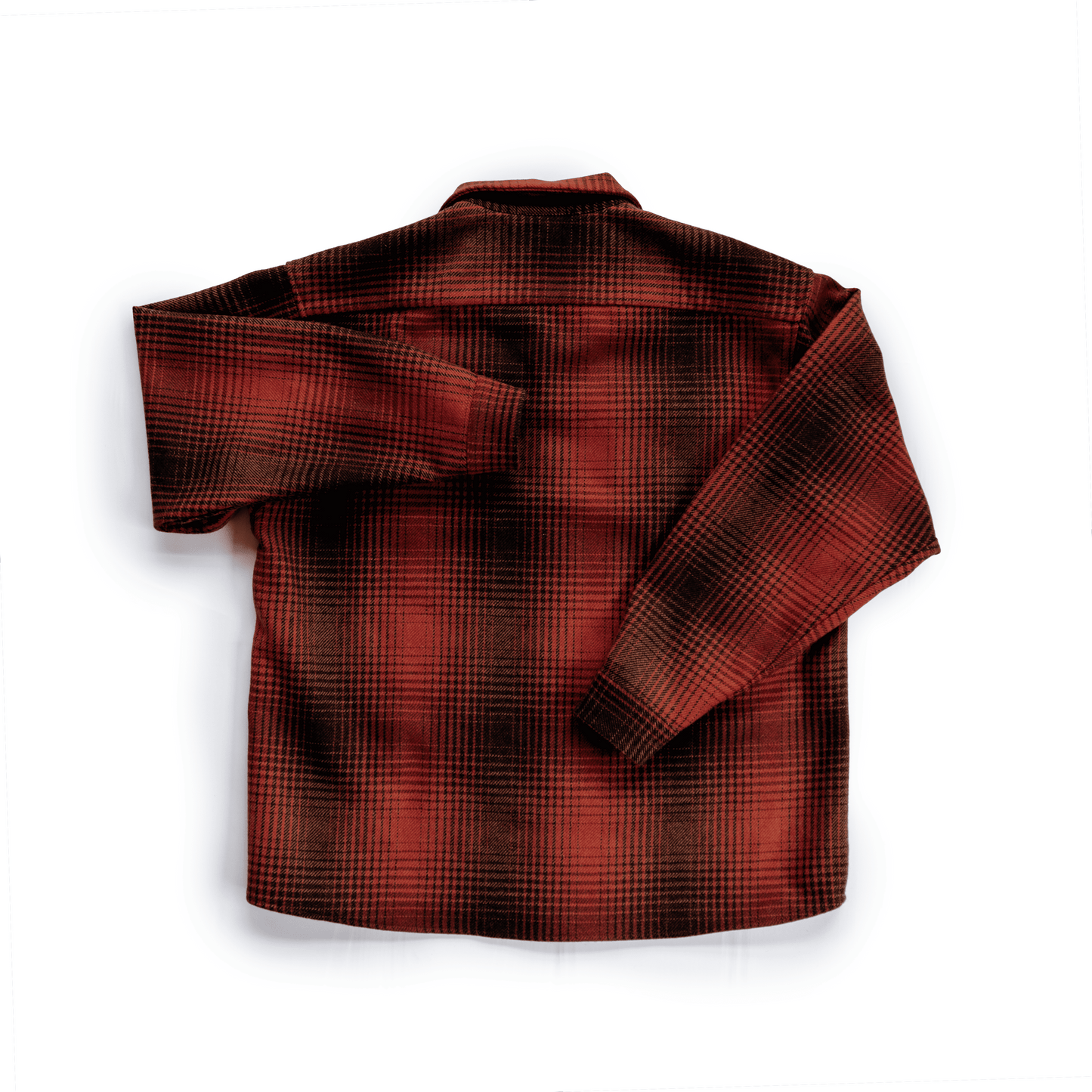 MELTON CHECK WOOL SHIRT