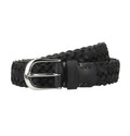 "Don't Kill My Vibe" Leather Mesh Belt