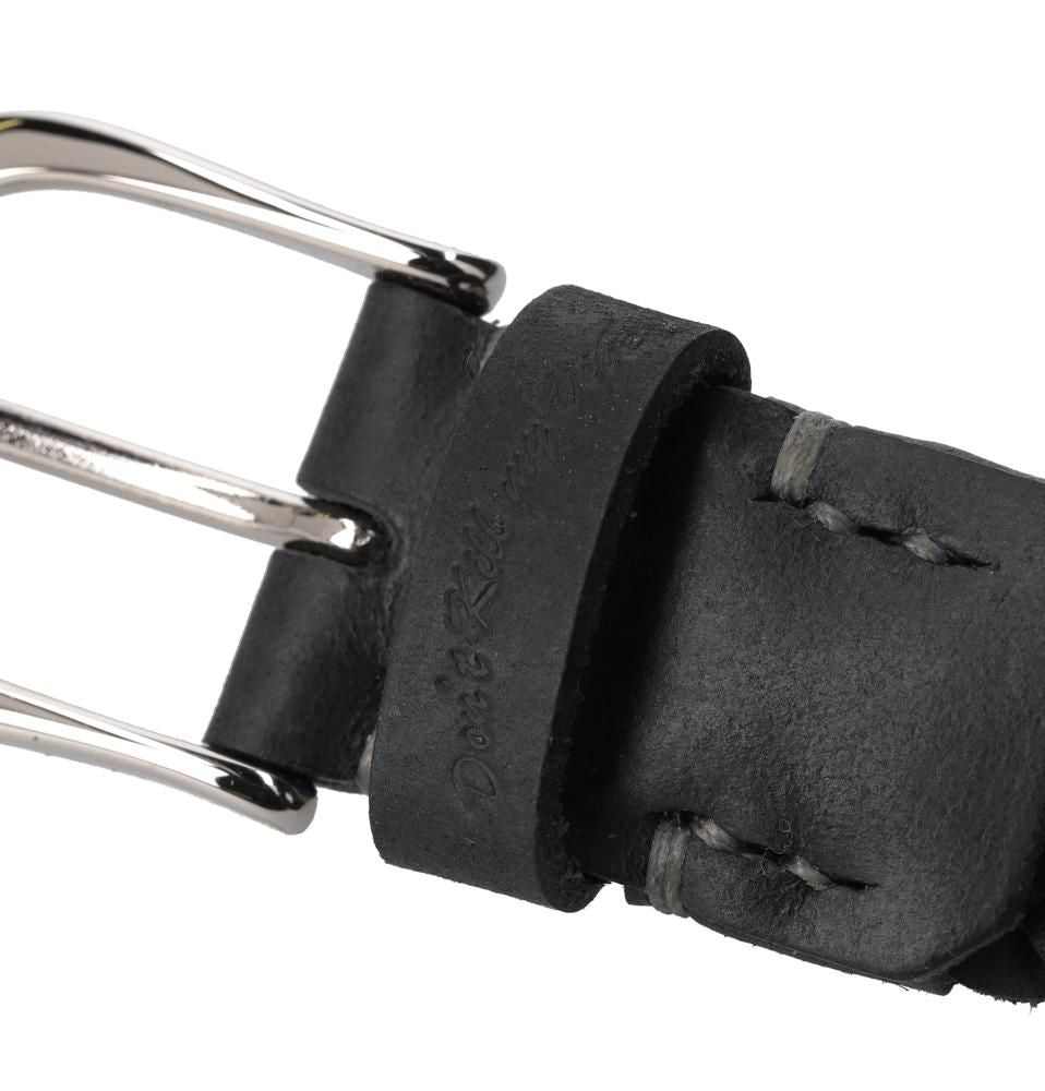 "Don't Kill My Vibe" Leather Mesh Belt