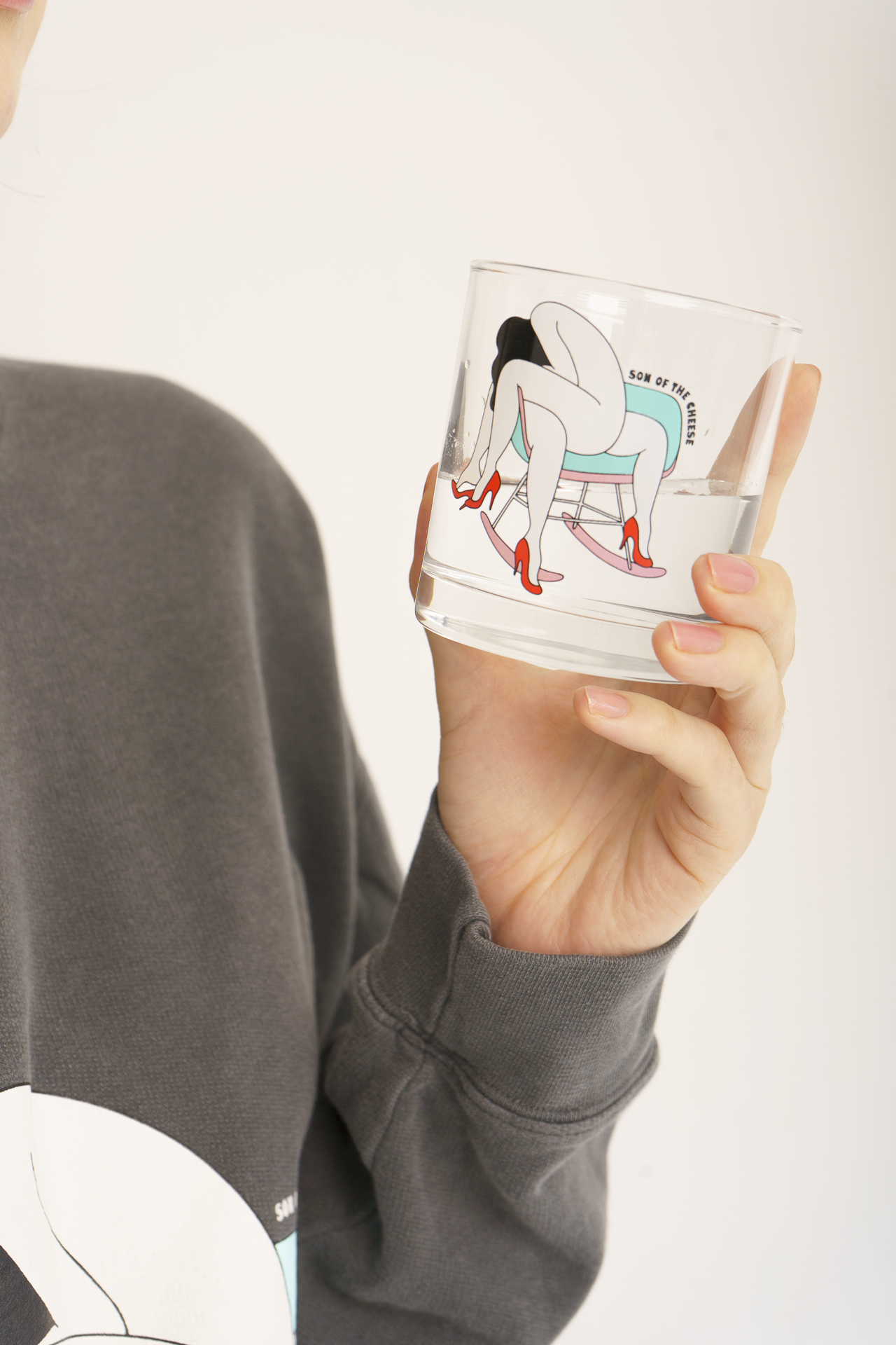 FUCCI ON THE  ROCKS GLASS