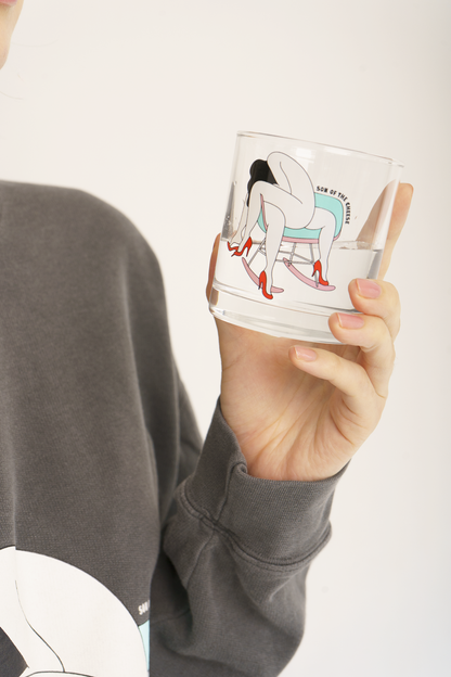 FUCCI ON THE  ROCKS GLASS