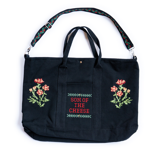 Cross Stitch Canvas Bag